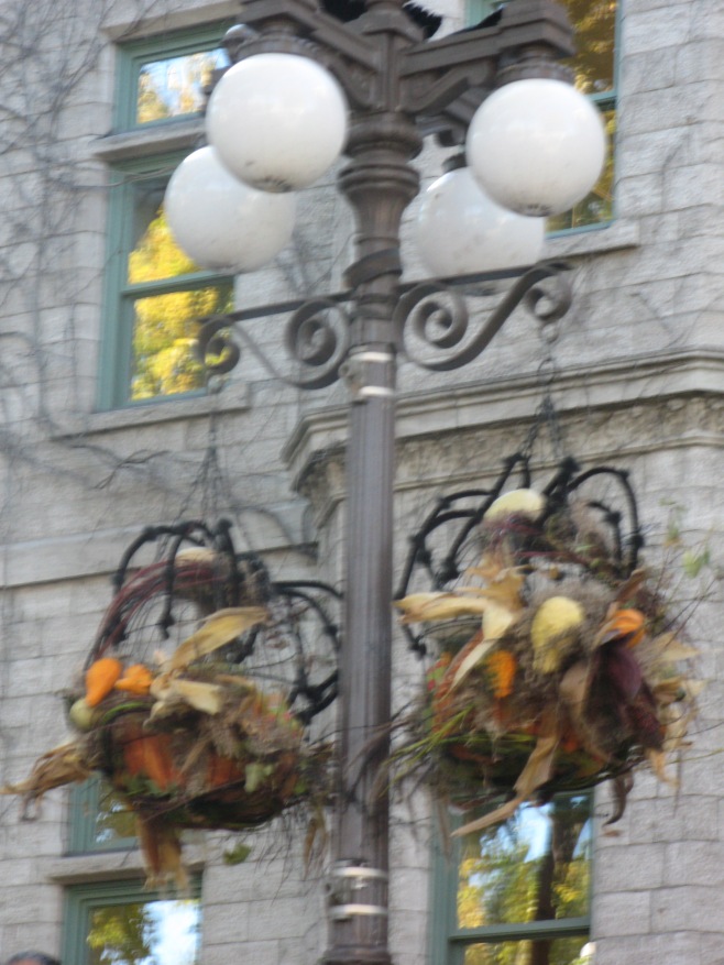 The Street Lights are Even Decked Out!