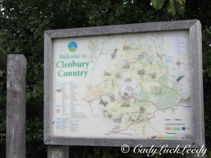 Sign Entering Cleobury Mortimer, Shropshire, UK