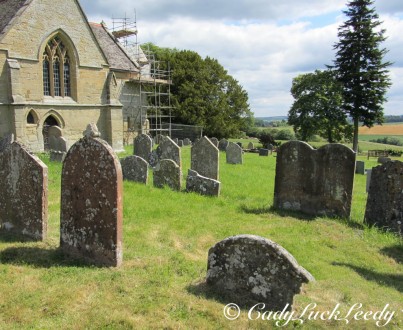 The Gravemarkers, St John's Church, Kinlet, UK
