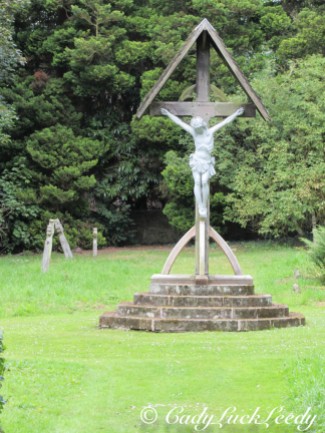 Cross at St Mary's Church, Acton Burnell, England