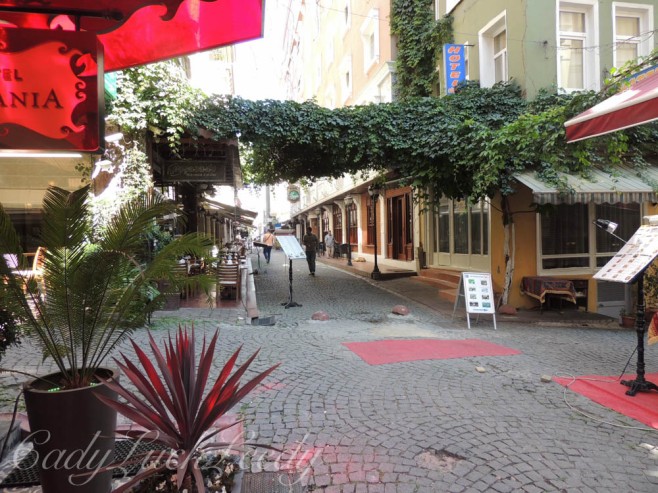 The Cross Street of  Hotel Sultania, Istanbul, Turkey