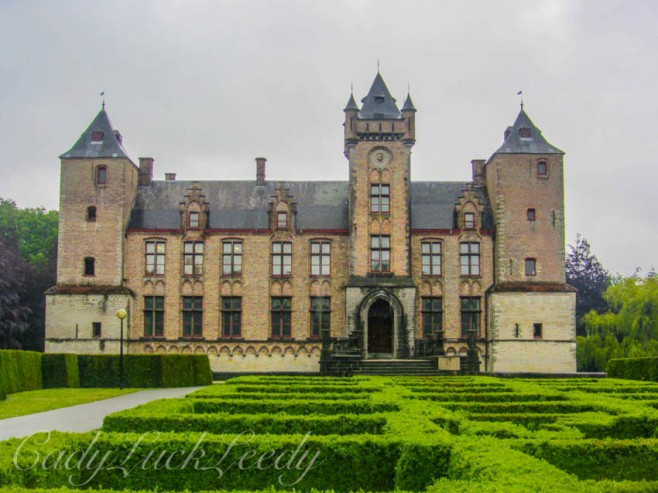 The Moated Castle of Tillegem, Belgium
