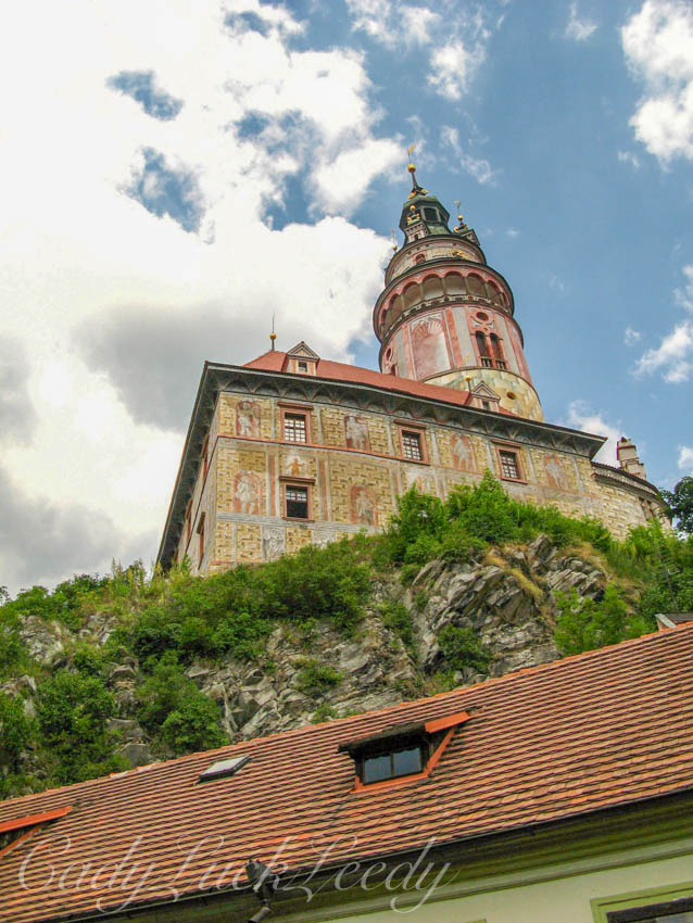 The Round Tower, Castle Krumlov, the Czech Republic
